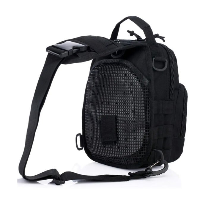 Tactical Mini Backpack Rear View with Mesh Padding