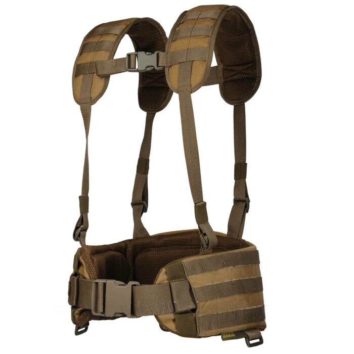 Load-bearing tactical vest with MOLLE