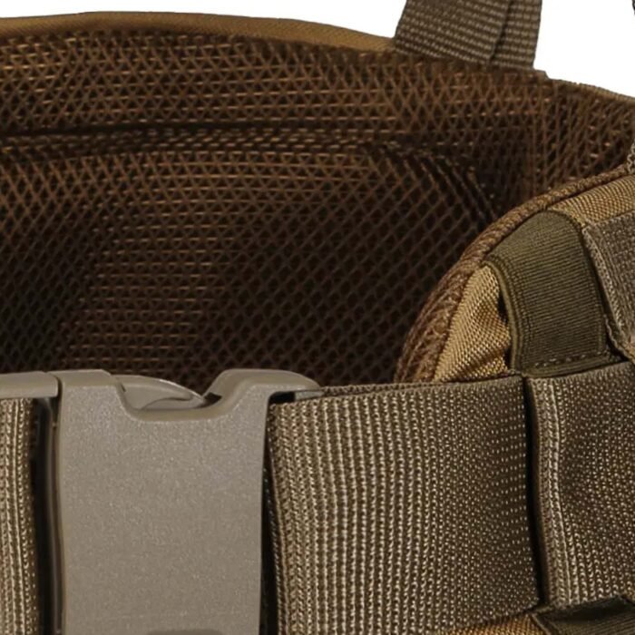 Tactical vest waist mesh support padding