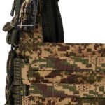 Padded shoulder strap plate carrier Predator camouflage