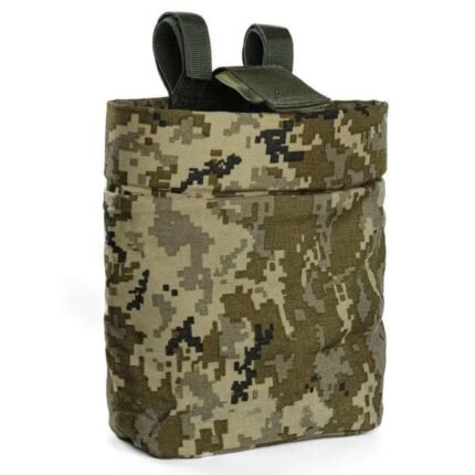 MM14 pixel camouflage magazine pouch with open-top retention system
